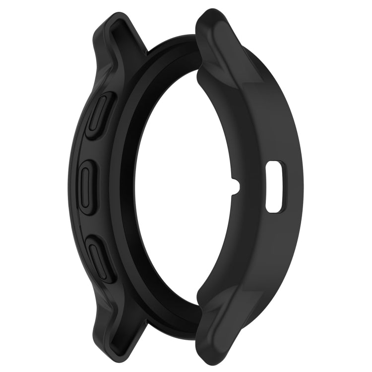 Compatible with Garmin Venu 3S Half Pack Hollow TPU Armor Watch Protective Case(Black)