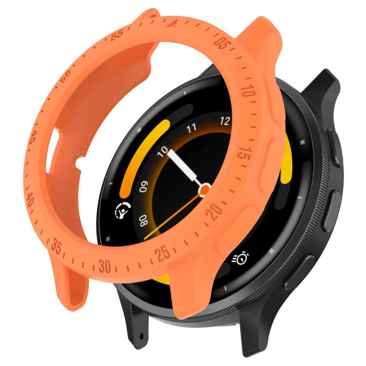 For Garmin Venu 3 Half Pack Hollow TPU Armor Watch Protective Case(Orange) - Watch Cases by PMC TechLife | Online Shopping South Africa | PMC TechLife