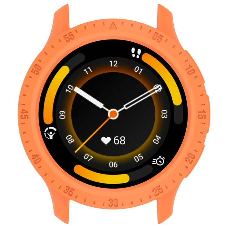 For Garmin Venu 3 Half Pack Hollow TPU Armor Watch Protective Case(Orange) - Watch Cases by PMC TechLife | Online Shopping South Africa | PMC TechLife