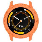For Garmin Venu 3 Half Pack Hollow TPU Armor Watch Protective Case(Orange)