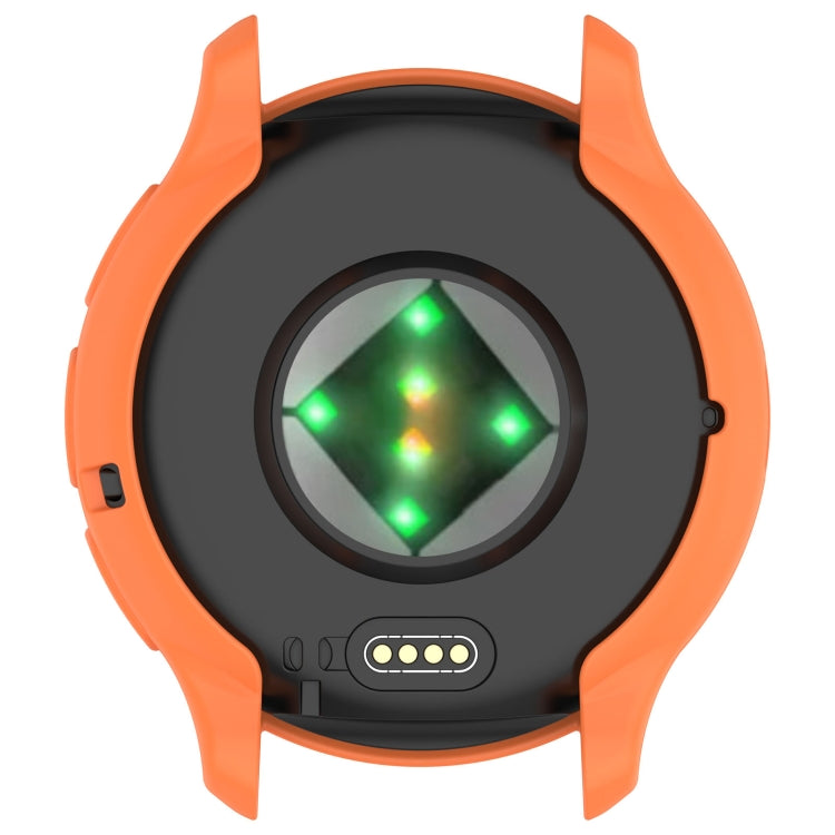 For Garmin Venu 3 Half Pack Hollow TPU Armor Watch Protective Case(Orange)