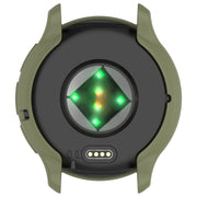 For Garmin Venu 3 Half Pack Hollow TPU Armor Watch Protective Case(Green)