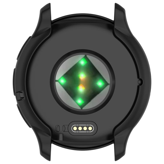 For Garmin Venu 3 Half Pack Hollow TPU Armor Watch Protective Case(Black)
