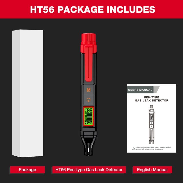 HABOTEST HT56 Combustible Gas Detector Liquefied Petroleum Gas Natural Gas Alarm