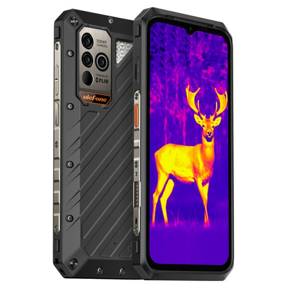 Ulefone Power Armor 18T Ultra Version 5G Thermal Imaging Rugged Phone, 12GB+512GB, Side Fingerprint, 6.58 inch Android 13 MediaTek Dimensity 7050 Octa Core up to 2.6GHz, Network: 5G, NFC, OTG(Black) - free shipping - PMC Jewellery - Order now!