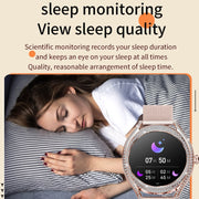 V66 1.28inch BT5.0 Smart Watch Support Heart Rate/ Sleep Detection, Style:Silicone Strap(Silver)