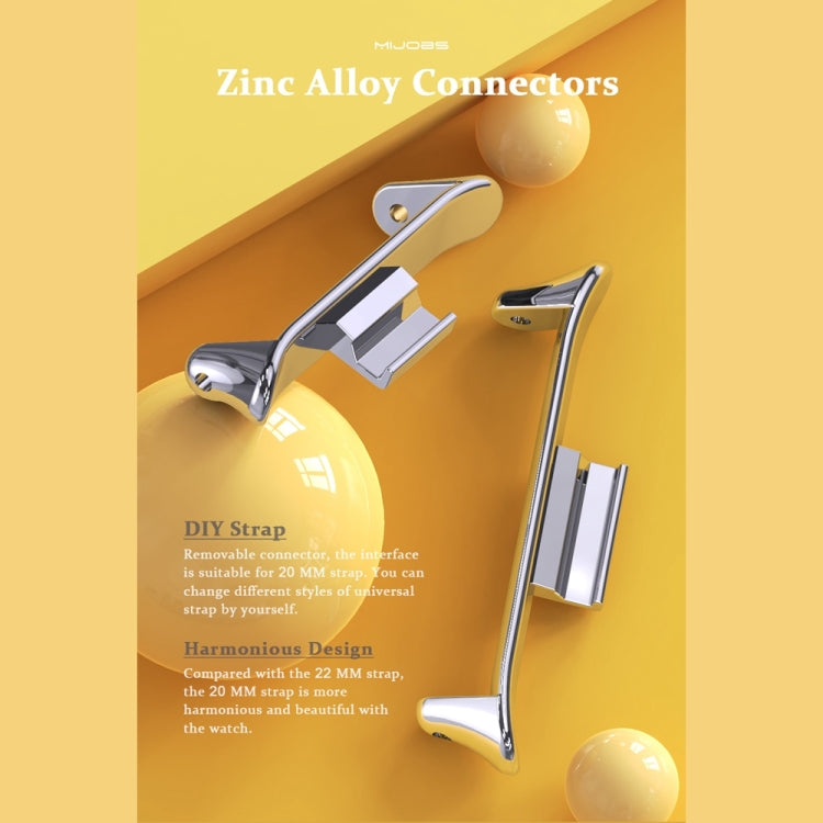 For Xiaomi Smart Band 9 Pro / 8 Pro Mijobs Silicone Breathable Watch Band(Red+Silver) - Watch Bands by MIJOBS | Online Shopping South Africa | PMC TechLife | Buy Now Pay Later Mobicred