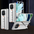 For Huawei Mate X5 GKK Wristband Integrated HD Film Magnetic Hinge Phone Case(Silver) - free shipping - PMC TechLife - Order now!