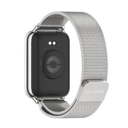 For Xiaomi Smart Band 9 Pro / 8 Pro Mijobs Milan Magnetic Stainless Steel Watch Band(Silver)