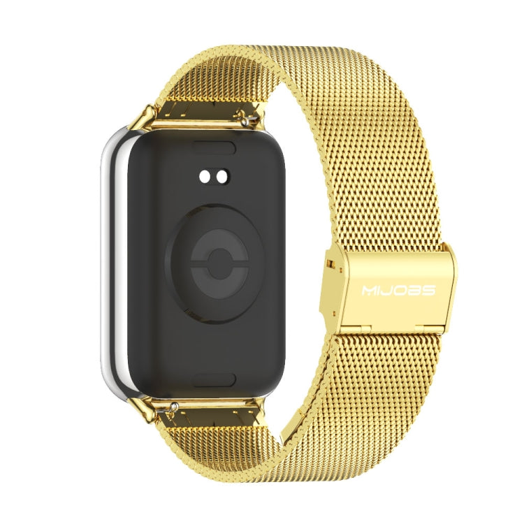 For Xiaomi Smart Band 9 Pro / 8 Pro Mijobs Milan Buckle Stainless Steel Watch Band(Gold) - free shipping - PMC TechLife - Order now!