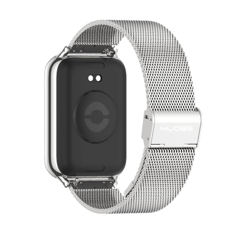For Xiaomi Smart Band 9 Pro / 8 Pro Mijobs Milan Buckle Stainless Steel Watch Band(Silver) - free shipping - PMC TechLife - Order now!