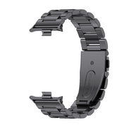 For Xiaomi Smart Band 9 Pro / 8 Pro Mijobs Three Beads Stainless Steel Watch Band(Black)