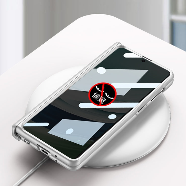 For Huawei Mate X5 GKK Wristband Integrated Privacy Film Magnetic Hinge Phone Case(Dark Green) - free shipping - PMC TechLife - Order now!