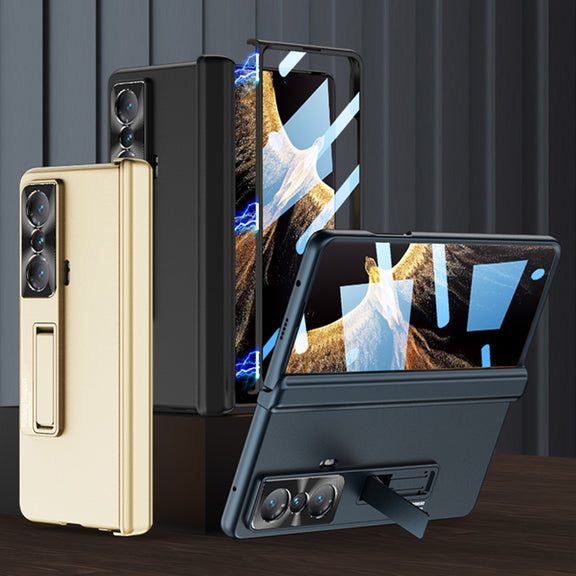 For Honor Magic VS GKK Integrated Magnetic Folding Hinge All-inclusive Phone Case(Gold)