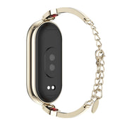 For Xiaomi Mi Band 8 / 9 / 9 NFC Mijobs Ruyi Beauty Bracelet Watch Band(Light Gold Red)