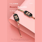 For Xiaomi Mi Band 8 / 9 / 9 NFC Mijobs Mermaid Beauty Bracelet Watch Band(Light Gold Green)