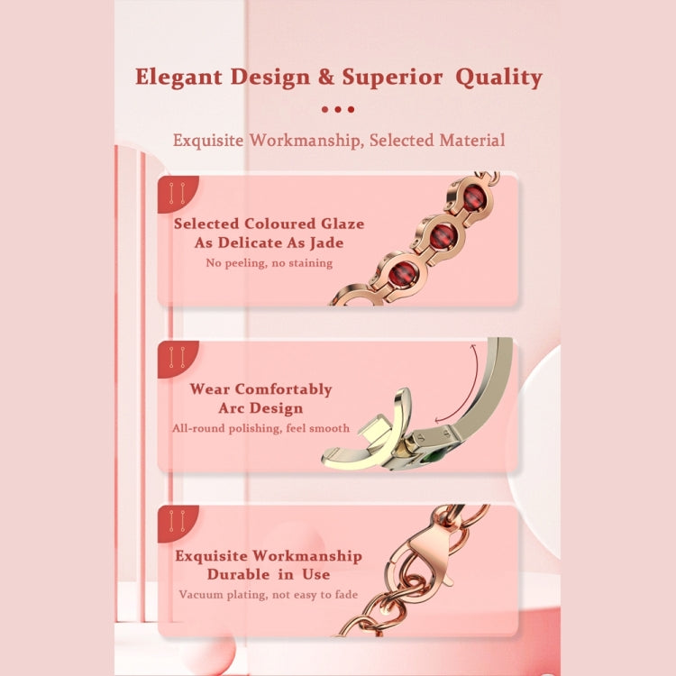 For Xiaomi Mi Band 8 / 9 / 9 NFC Mijobs Mermaid Beauty Bracelet Watch Band(Light Gold Green) - Watch Bands by MIJOBS | Online Shopping South Africa | PMC TechLife | Buy Now Pay Later Mobicred