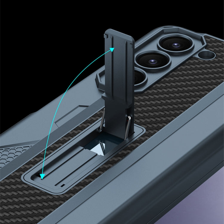 For Samsung Galaxy Z Fold5 GKK Integrated Folding Mech Shell PC Phone Case with Slide Pen Box(Black) - Galaxy Z Fold5 Cases by GKK | Online Shopping South Africa | PMC TechLife | Buy Now Pay Later Mobicred