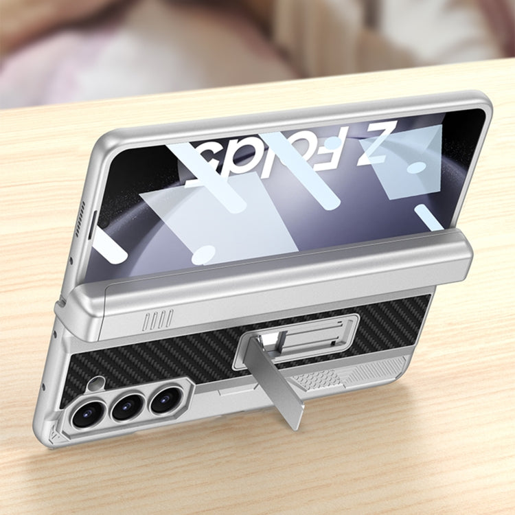 For Samsung Galaxy Z Fold5 GKK Integrated Folding Mech Shell PC Phone Case with Slide Pen Box(Black) - Galaxy Z Fold5 Cases by GKK | Online Shopping South Africa | PMC TechLife | Buy Now Pay Later Mobicred