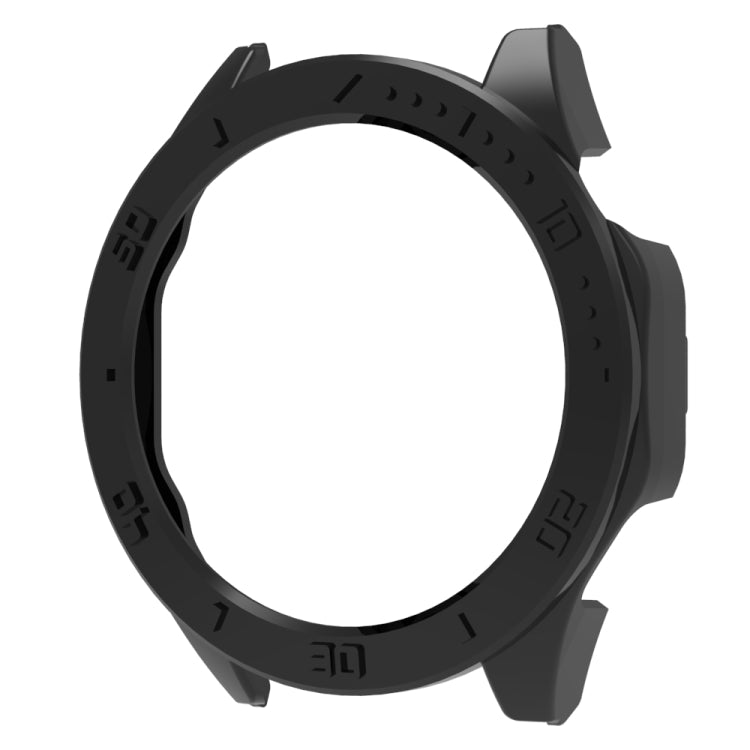 For Huawei Watch GT 4 Half Cover PC Watch Protective Case with Scale(Black) - Watch Cases by PMC TechLife | Online Shopping South Africa | PMC TechLife