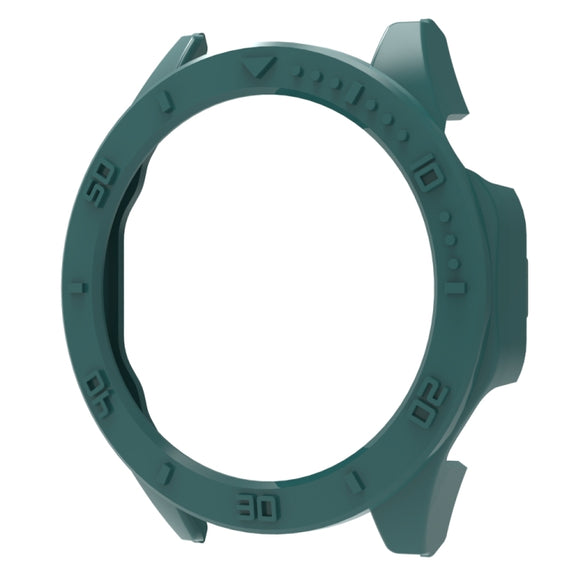 For Huawei Watch GT 4 Half Cover PC Watch Protective Case with Scale(Green)