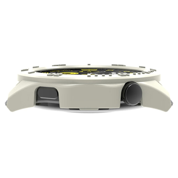 For Huawei Watch GT 4 Half Cover PC Watch Protective Case with Scale(White)