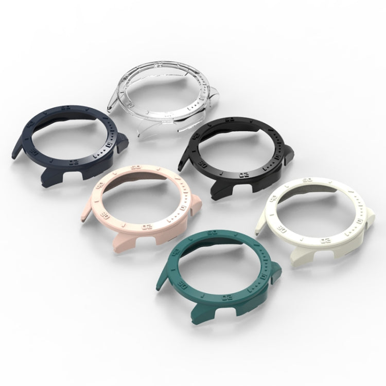 For Huawei Watch GT 4 Half Cover PC Watch Protective Case with Scale(White) - Watch Cases by PMC TechLife | Online Shopping South Africa | PMC TechLife