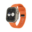 iW9 Ultra 2.04 inch Screen Smart Call Watch, BT Call / Heart Rate / Blood Pressure / Blood Oxygen(Orange Gold) - Smart Wristbands by PMC TechLife | Online Shopping South Africa | PMC TechLife