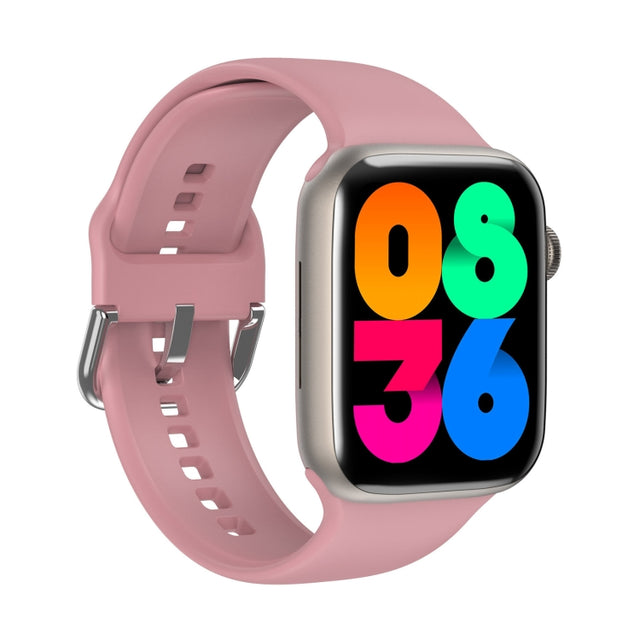 Q9 Smart Bracelet, 2.01 inch Water-resistant Smart Watch, BT Call / Heart Rate / Blood Pressure / Blood Oxygen(Pink Gold)