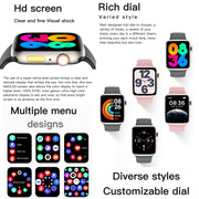 Q9 Smart Bracelet, 2.01 inch Water-resistant Smart Watch, BT Call / Heart Rate / Blood Pressure / Blood Oxygen(Pink Gold)