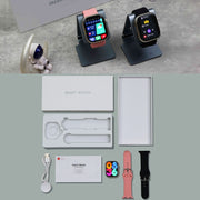 Q9 Smart Bracelet, 2.01 inch Water-resistant Smart Watch, BT Call / Heart Rate / Blood Pressure / Blood Oxygen(Pink Gold)