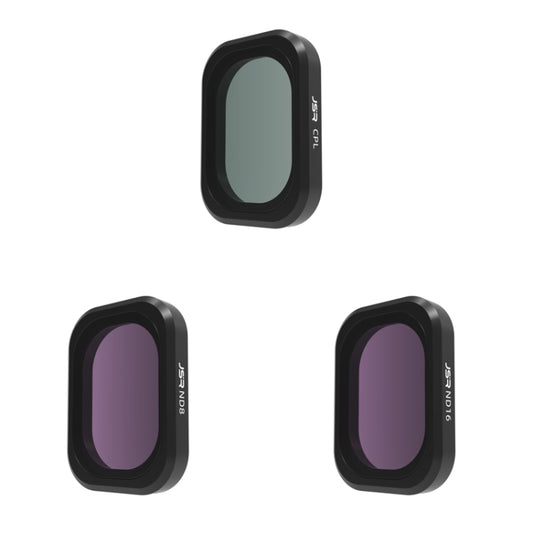 For DJI OSMO Pocket 3 JSR CB Series Camera Lens Filter, Filter:3 in 1 CPL ND8/16 - free shipping - PMC Jewellery - Order now!