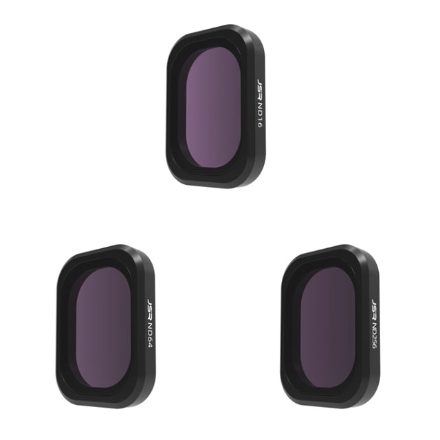 For DJI OSMO Pocket 3 JSR CB Series Camera Lens Filter, Filter:3 in 1 ND16/64/256