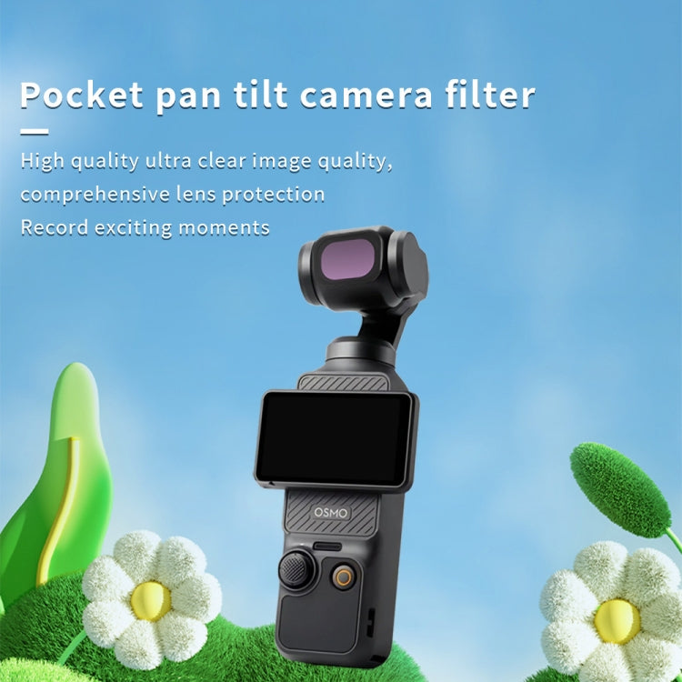 For DJI OSMO Pocket 3 JSR CB Series Camera Lens Filter, Filter:3 in 1 ND16/64/256 - free shipping - PMC TechLife - Order now!