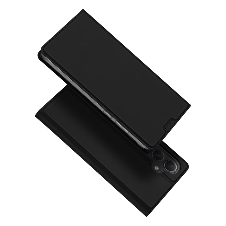 For Samsung Galaxy A55 5G DUX DUCIS Skin Pro Series Flip Leather Phone Case(Black) - Galaxy Phone Cases by DUX DUCIS | Online Shopping South Africa | PMC TechLife | Buy Now Pay Later Mobicred