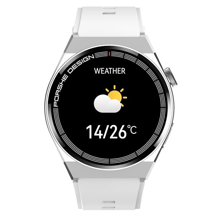 TM06 Smart Bracelet, 1.28 inch IP67 Water-resistant Smart Watch, Bluetooth Call / Heart Rate / Blood Pressure / Blood Oxygen(White)