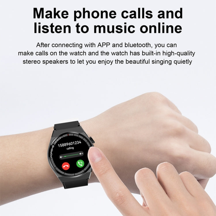 TM06 Smart Bracelet, 1.28 inch IP67 Water-resistant Smart Watch, Bluetooth Call / Heart Rate / Blood Pressure / Blood Oxygen(Black)