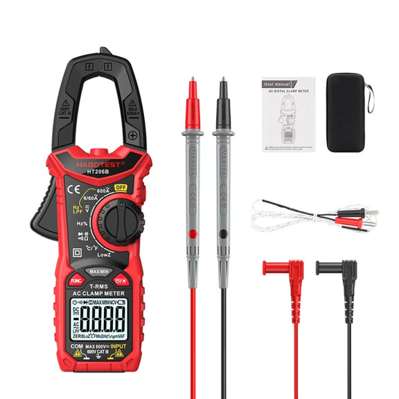 HABOTEST HT206B Auto-ranging High Precision Digital Clamp Multimeter