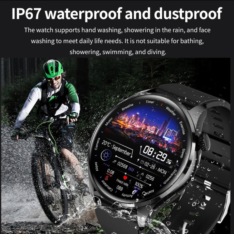 TM05 Pro Smart Bracelet, 1.46 inch Steel Band IP67 Water-resistant Smart Watch, Bluetooth Call / Heart Rate / Blood Pressure / Blood Oxygen(Silver)