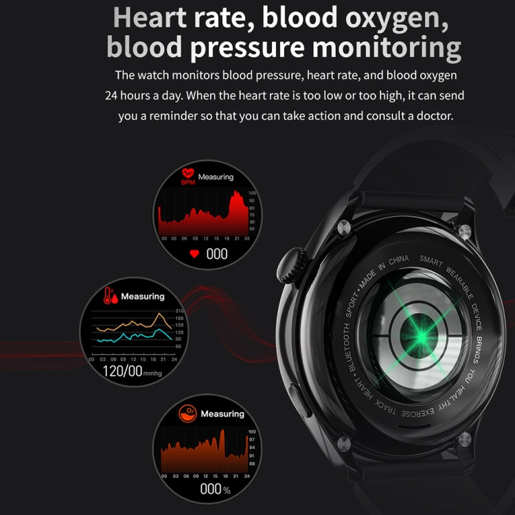 TM05 Pro Smart Bracelet, 1.46 inch Steel Band IP67 Water-resistant Smart Watch, Bluetooth Call / Heart Rate / Blood Pressure / Blood Oxygen(Silver)