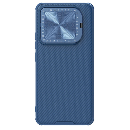 For Xiaomi 14 Pro NILLKIN Black Mirror Prop CD Texture Mirror Phone Case(Blue) - free shipping - PMC Jewellery - Order now!
