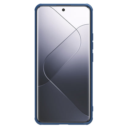 For Xiaomi 14 Pro NILLKIN Black Mirror Prop CD Texture Mirror Phone Case(Blue) - free shipping - PMC Jewellery - Order now!