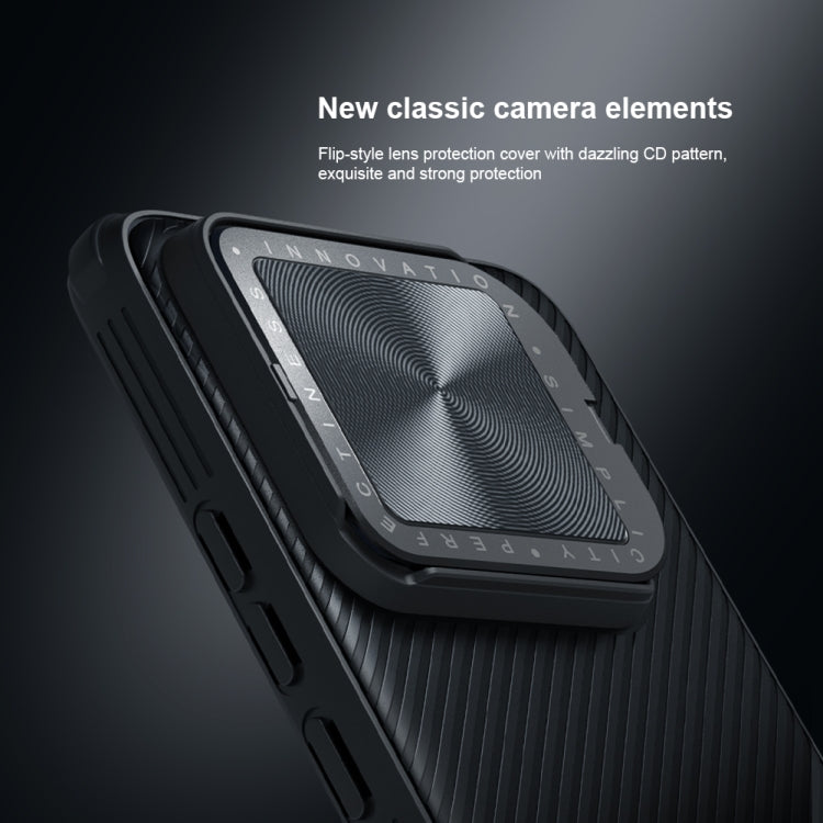 For Xiaomi 14 Pro NILLKIN Black Mirror Prop CD Texture Mirror Phone Case(Blue) - free shipping - PMC Jewellery - Order now!