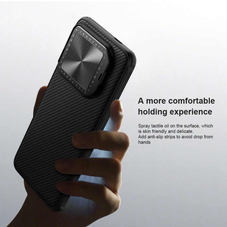 For Xiaomi 14 Pro NILLKIN Black Mirror Prop CD Texture Mirror Phone Case(Blue) - free shipping - PMC Jewellery - Order now!