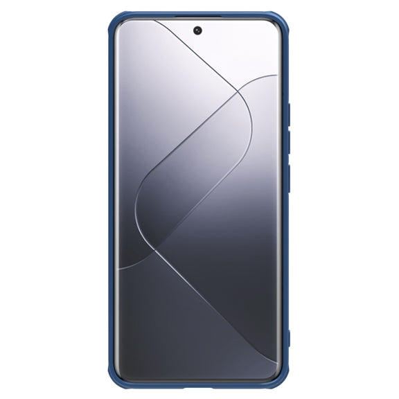 For Xiaomi 14 Pro NILLKIN Black Mirror Prop CD Texture Mirror MagSafe Magnetic Phone Case(Blue)
