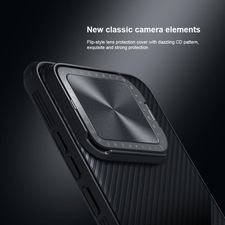 For Xiaomi 14 Pro NILLKIN Black Mirror Prop CD Texture Mirror MagSafe Magnetic Phone Case(Blue)