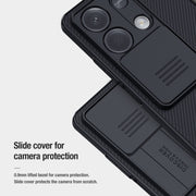 For Xiaomi Redmi Note 13 5G NILLKIN Black Mirror Series Camshield PC Phone Case(Black)