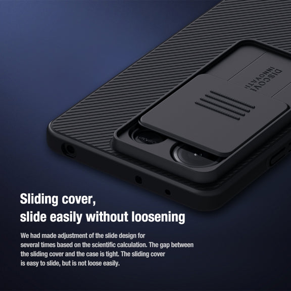 For Xiaomi Redmi Note 13 5G NILLKIN Black Mirror Series Camshield PC Phone Case(Black)