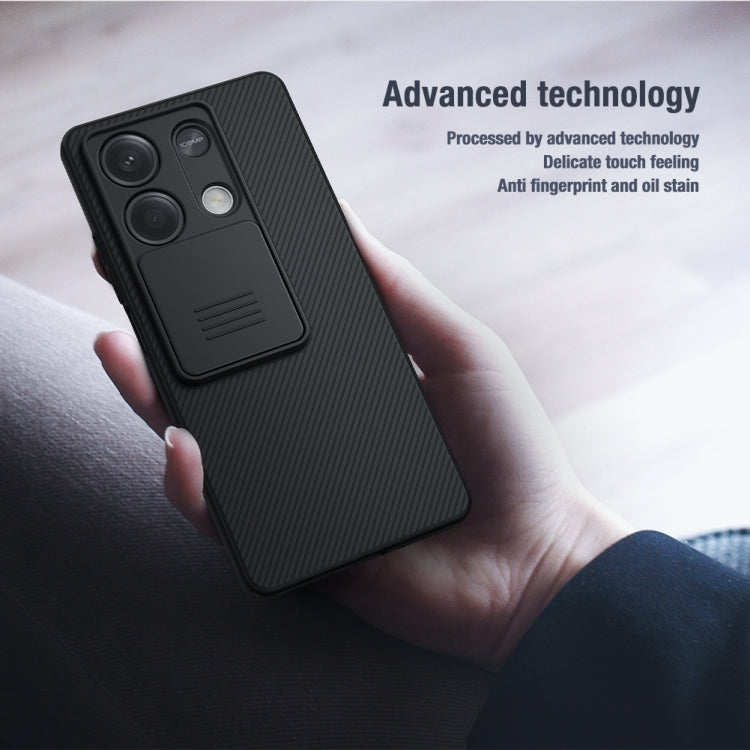 For Xiaomi Redmi Note 13 5G NILLKIN Black Mirror Series Camshield PC Phone Case(Black) - Xiaomi Cases by NILLKIN | Online Shopping South Africa | PMC TechLife | Buy Now Pay Later Mobicred