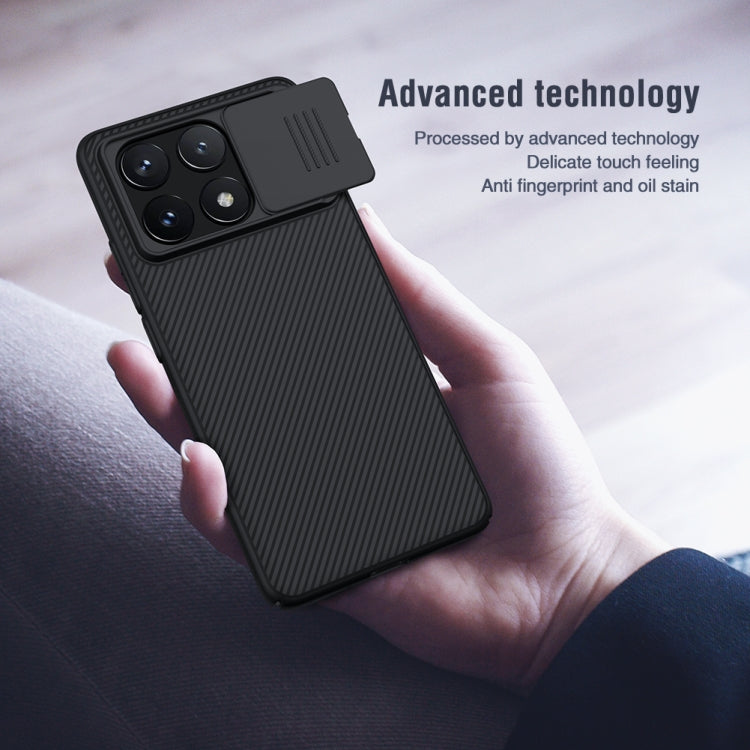 For Xiaomi Redmi K70E / Poco X6 Pro 5G NILLKIN Black Mirror Series Camshield PC Phone Case(Black) - free shipping - PMC TechLife - Order now!